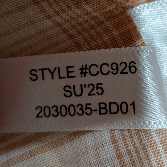 J.Crew 100% Cotton Plaid Short Sleeve Camp Shirt Size L NWT Casual Beachy Coasta - Picture 9 of 10